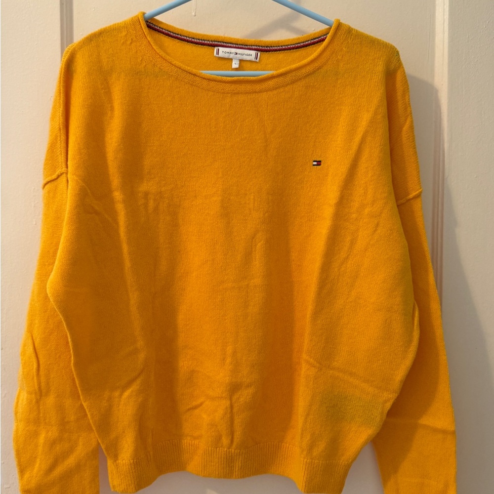 Tommy Hilfiger Yellow Crewneck Sweater